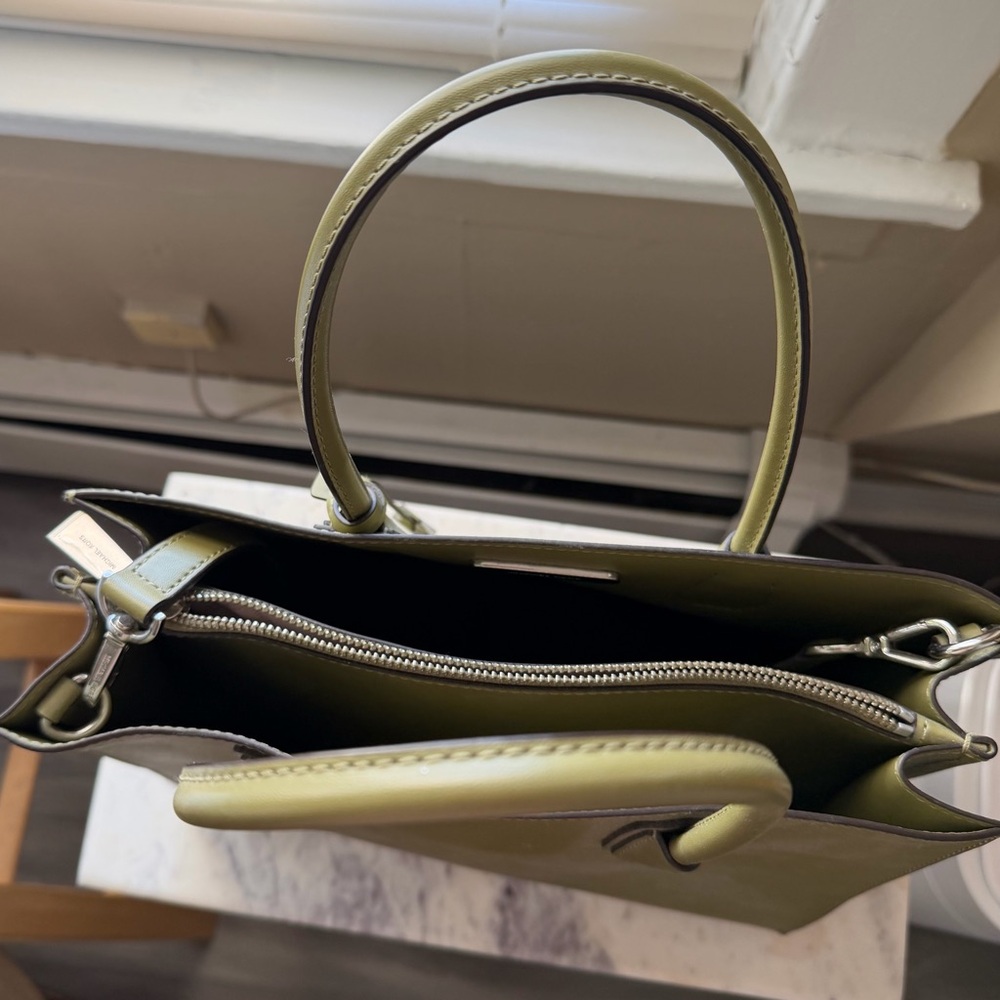 •SOLD• Michael Kors Olive Green Tote - Picture 3 of 10